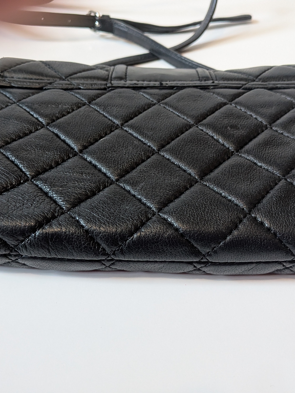 Calvin Klein Black Quilted Crossbody with Silver-Tone Hardware - Picture 9 of 13
